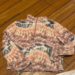 Belle Du Jour Pink and Blue Tie-Dye Sweatshirt